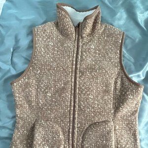 💥WINTER BOGO SALE💥     Laura Scott  Women's Size Med Brown Vest   Reversible